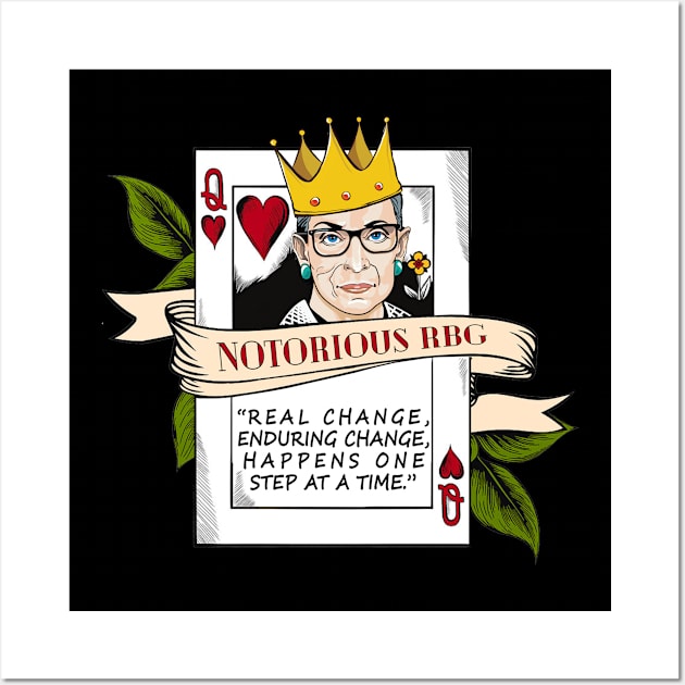 RBG Real change enduring change Wall Art by Goodplan